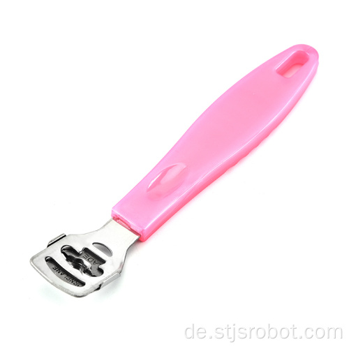 heißer Verkauf Edelstahl Fußschaber Dead Skin Messer Pediküre Peeling Tools